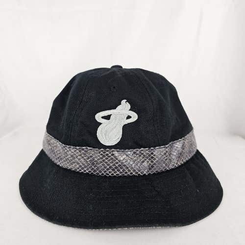 Adidas Miami Heat Black Gray Bucket Hat S/M Mens NBA Basketball Hat