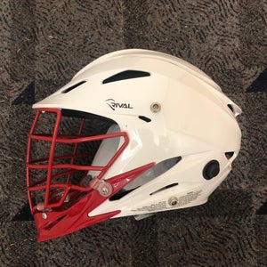 New White STX Rival Helmet