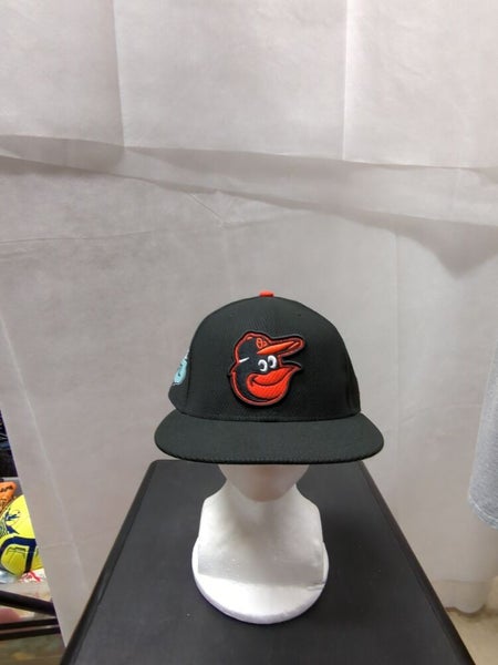 Baltimore Orioles New Era 59FIFTY Black 2018 Spring Training Hat Size 7 1/8  New