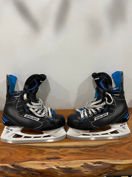 Used Bauer Extra Wide Width Size 7.5 Nexus 7000 Hockey Skates