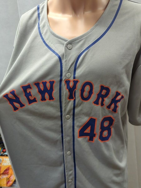 MLB New York Mets (Jacob deGrom) Women's Replica Baseball Jersey.