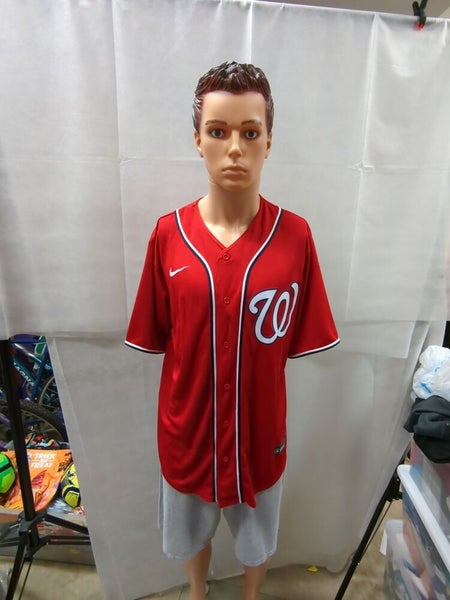 Youth Washington Nationals Nike Red Alternate Replica Team Jersey