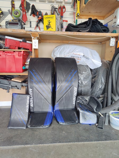Used Bauer Hyperlite 37" Pads and Gloves