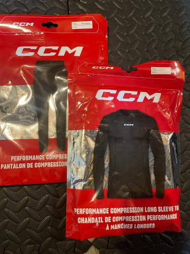 Black New Men's CCM Compression