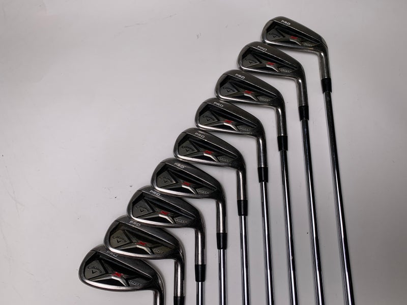 Callaway 2013 X Hot Pro Iron Set 3-PW+AW Project X Rifle Flighted 6.5 X-Stiff RH