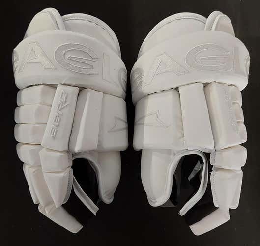 New All White Custom Eagle Aero Gloves (Made in Canada) (GAERO CP)