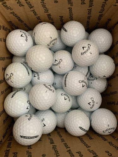 4 Dozen (48) Callaway Superfast AAAA-AAAAA Used Golf Balls Near Mint-Mint