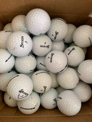 5 Dozen (60) Srixon Q Star Tour Used Golf Balls AA-AAA Shag to Value Condition