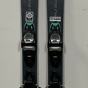Used Women's 2023 Nordica 156cm Wild Belle DC Skis With Marker TP2 11 Bindings (23DS17)