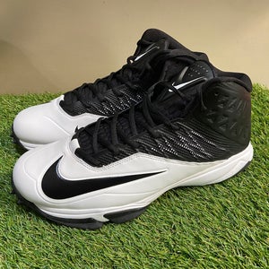 Nike Zoom Code Elite Destroyer Football Cleats Black White 603351-100 Mens 11.5