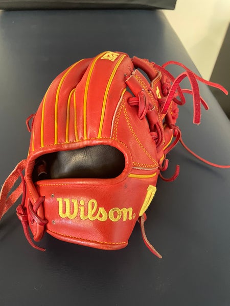 Wilson A2K Ozzie Albies GM 11.50 Infield Glove WBW101629115 - Red Nav