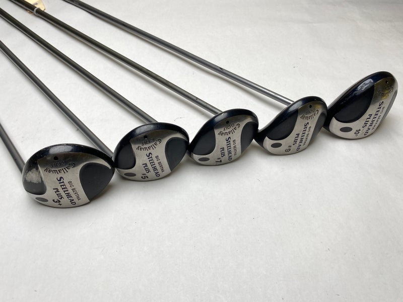 Callaway Steelhead Plus Wood Set 1 3 5 7 9 | 10* Steelhead Plus Firm Graphite RH