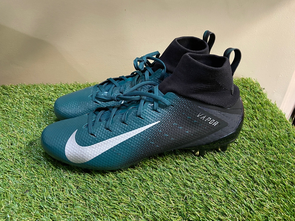 Nike Vapor Untouchable Pro 3 NFL Eagles PE Football Cleats AO3021-003 Size 12.5