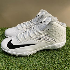 *SOLD* Nike Zoom Code Elite 3/4 TD Football Cleats White 603368-101 US Size 10 NEW