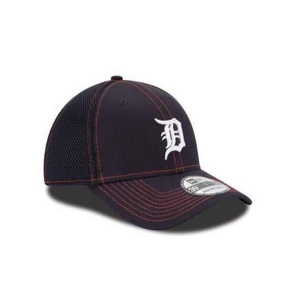 New Era Men's Detroit Tigers White 39THIRTY Classic Stretch Fit Hat