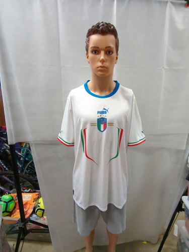 NWT Italy National Team Soccer Jersey Puma 2022 White XXL 2XL