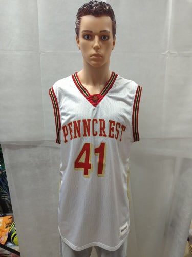 Vintage Penncrest High School Basketball Jersey Delong 46