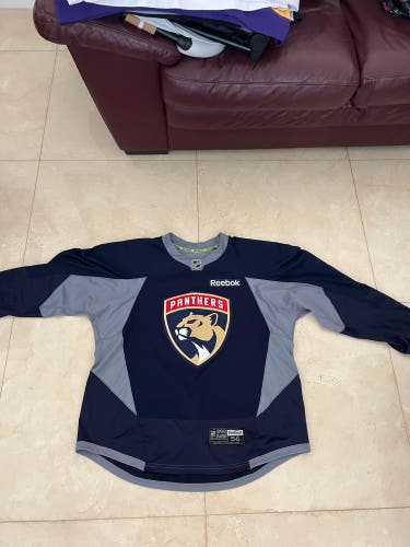 Florida Panthers Blue Practice Jersey Size 56 XL
