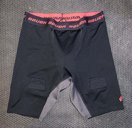 Bauer S19 Essential Compression Jock Short - Senior XL