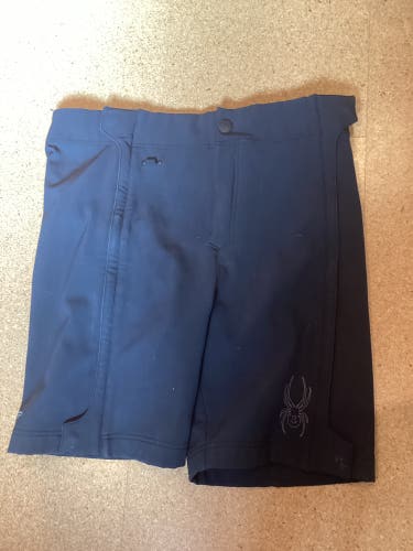 Black Used Adult Unisex Spyder Pants Side Zip