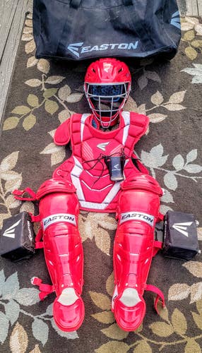 Used Easton Game Time Catcher's Set