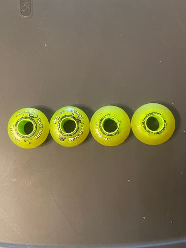 4 Rink Rat TRICKSTER xx Inline/ Roller Hockey Wheels size 59mm used in Great condition
