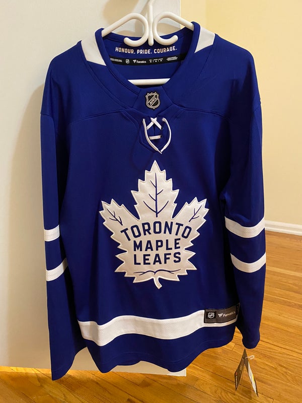 Monkeysports Toronto Maple Leafs Uncrested Adult Hockey Jersey in Royal Size Small