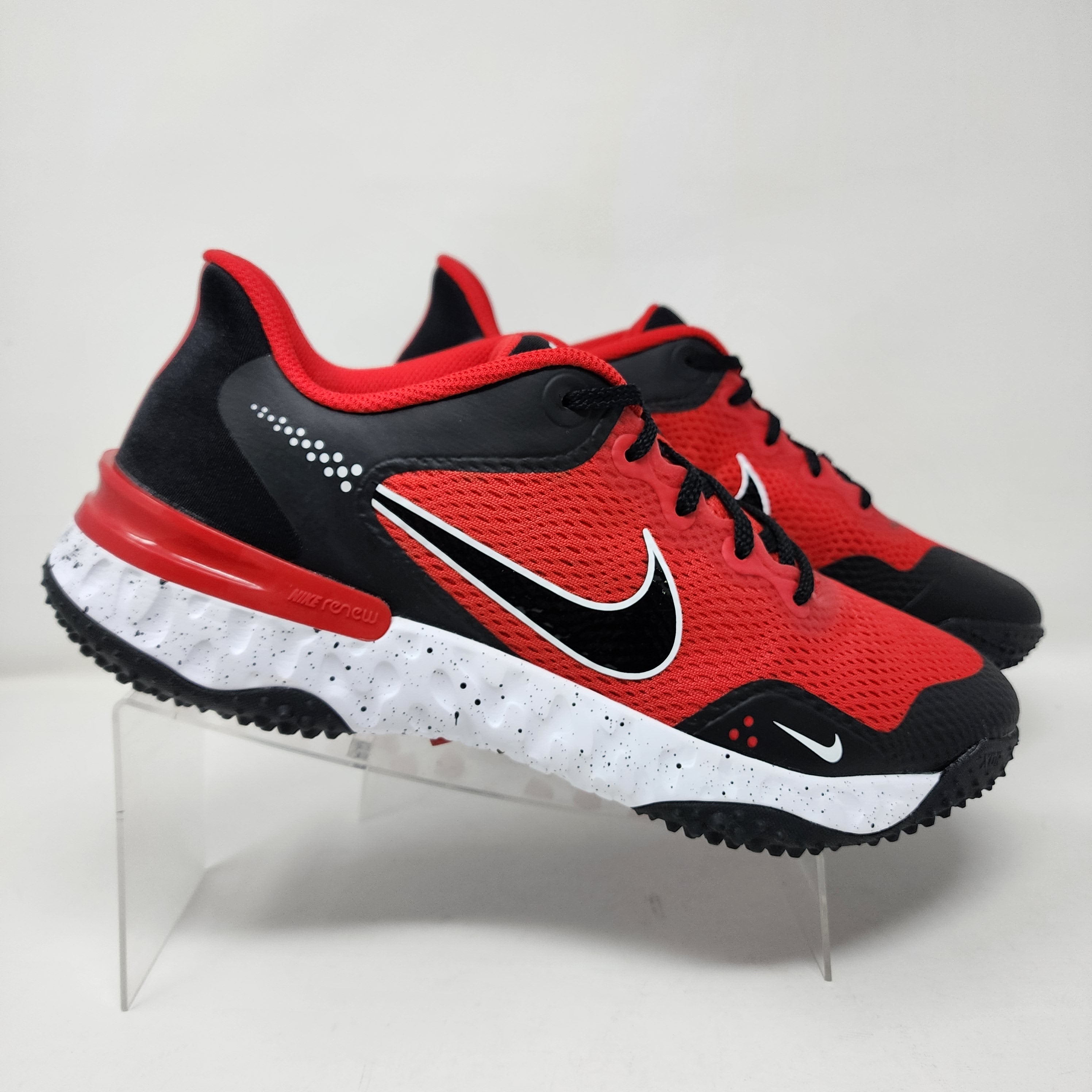 nike red turf shoes