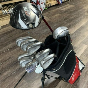 Complete Set of TaylorMade Golf Clubs + Bag