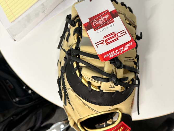 New 2022 Rawlings Right Hand Throw First Base Heart of the Hide Baseball Glove 13" - PRORDCTCB