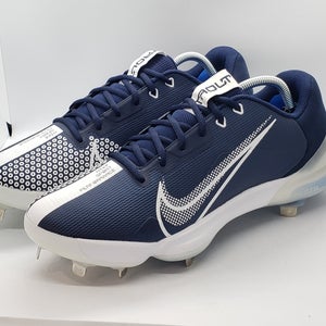 Nike Force Zoom Trout 7 Pro College Navy CQ7224-403 Men's sz 13 Metal Cleats