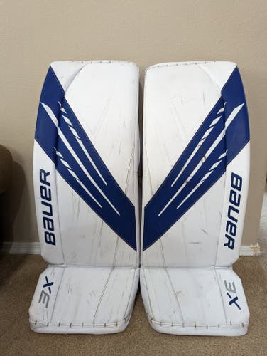 Used 34" Bauer Vapor 3X Goalie Leg Pads Senior