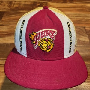 Vintage RARE Philadelphia Fury Soccer Trucker Mesh Lucky Stripe AJD Hat Snapback