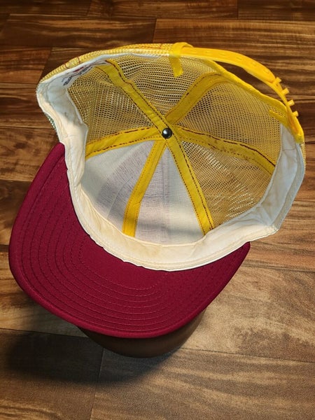 Vintage Louisville Cardinals 3 Stripes Mesh Trucker Snapback Cap Hat Made  in USA