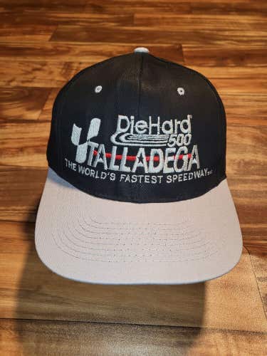 Vintage Talladega 500 Racing World Fastest Speedway Die Hard Hat Cap Snapback