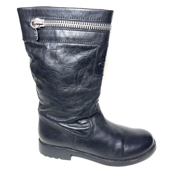 Leather Knee high Boots Chanel - 38, buy pre-owned at 600 EUR