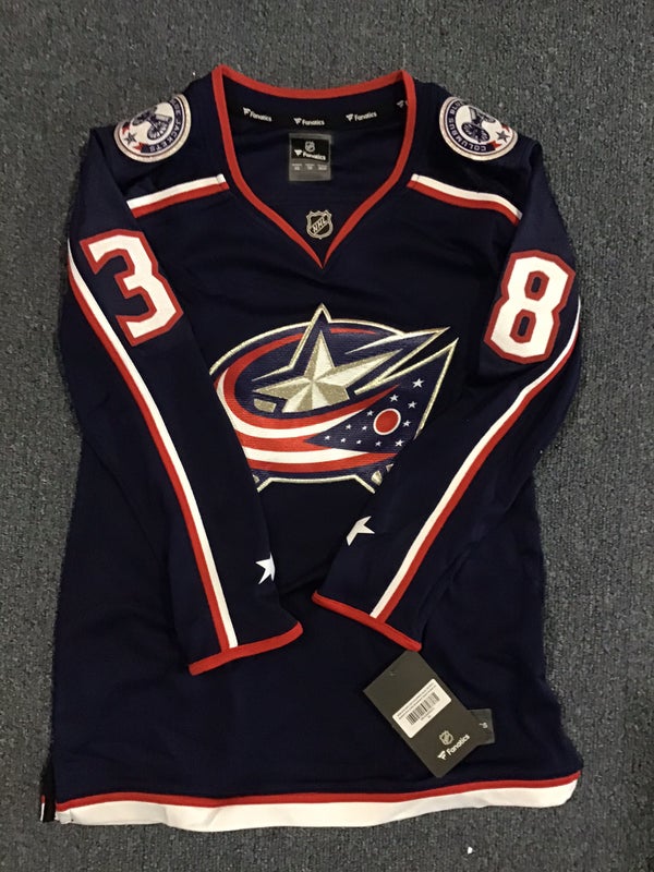 Buy NHL Columbus Blue Jackets Premier Jersey, Navy, Small Online at Low  Prices in India 