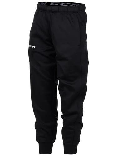 New CCM Blacked cuffed sweatpants youth small