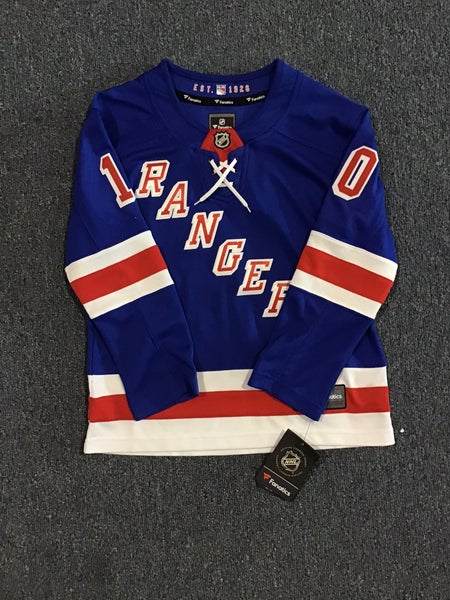 Vintage Starter New York Rangers Blank Hockey Jersey YOUTH Size Large / XL