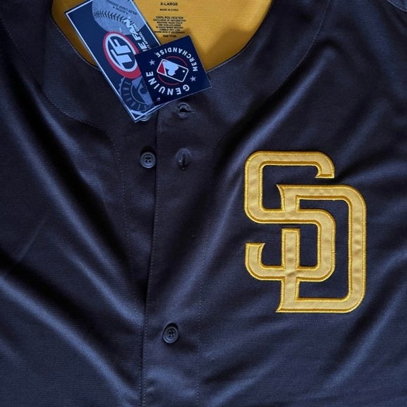 padres button up jersey