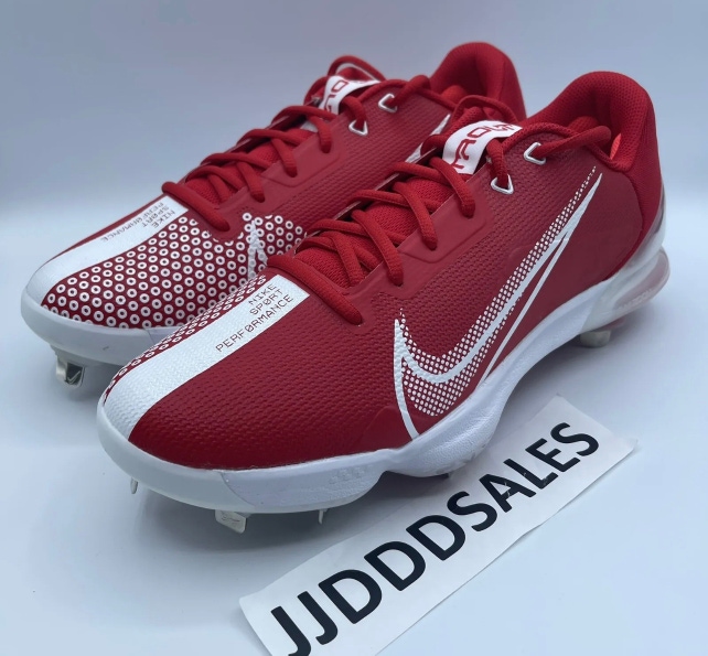 Nike Force Zoom Trout 7 Pro Metal Baseball Cleats Red CQ7224-602 Men’s Sz 7