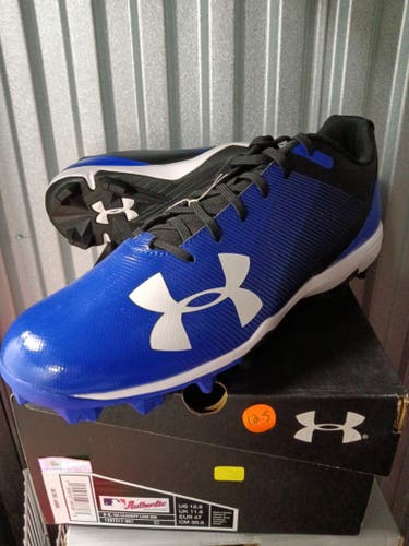 Blue New Adult Men's Size 12.5 (Women's 13.5) Molded Cleats Under Armour Low Top