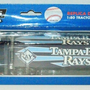 Tampa Bay Rays MLB Baseball 1:80 Diecast Toy - Semi Truck Trailer Vehicle 2009