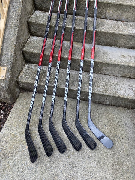 5 Pack NEW Easton Synergy 650 Hockey Stick (P92/65 flex)