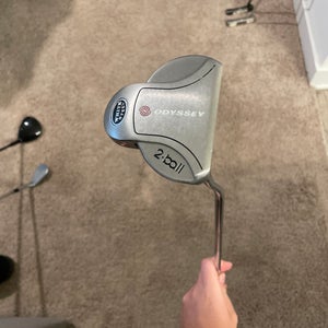 Odyssey white steel 2 ball Putter With Head Cover