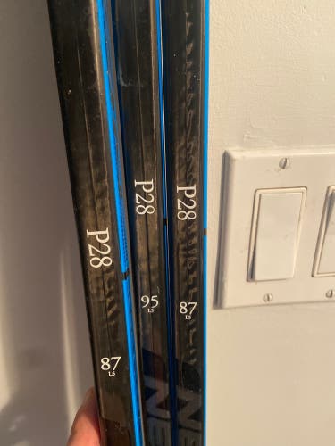 3 Used Senior Right Handed Nexus P28 Pro Stock Hockey Stick