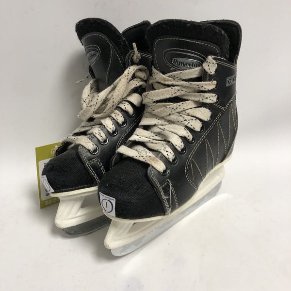 Used Ccm Powerline Junior 01 Ice Hockey Skates