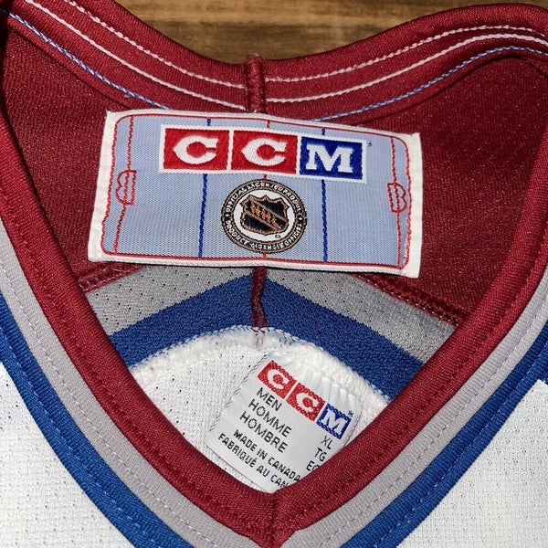 Vintage Rare 1990s CCM Hockey NHL Sandis Ozolinsh Colorado