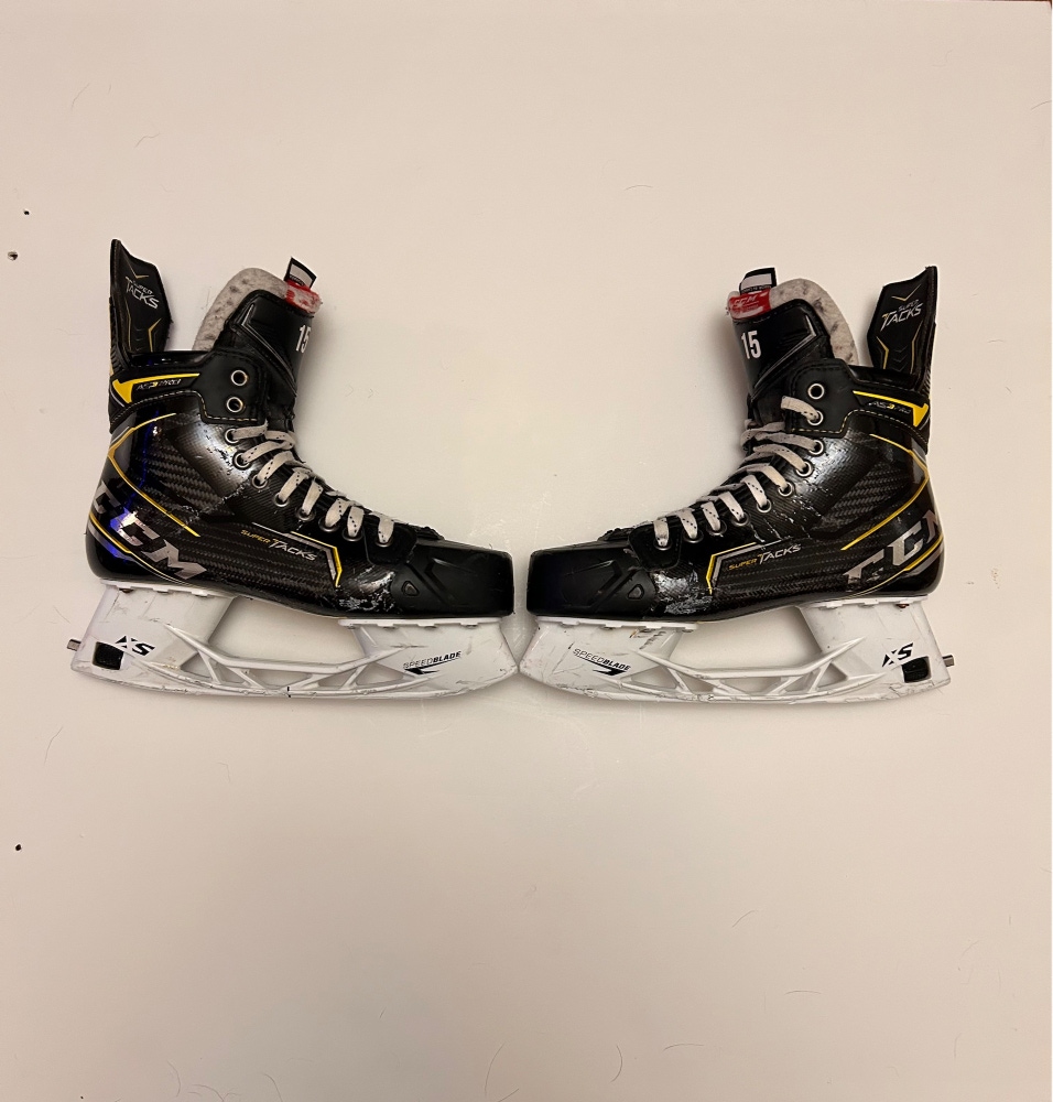 Used CCM Pro Stock Size 8 Super Tacks AS3 Hockey Skates