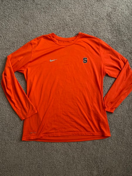 Bundle* 2 Team Issued Syracuse Lacrosse Men's Nike Dri-Fit Shirts And 1 Short